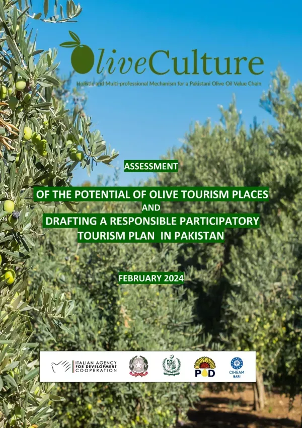 Assessment of the Potential Olive Tourism Places Draft Responsible Tourism Plan in Pakistan