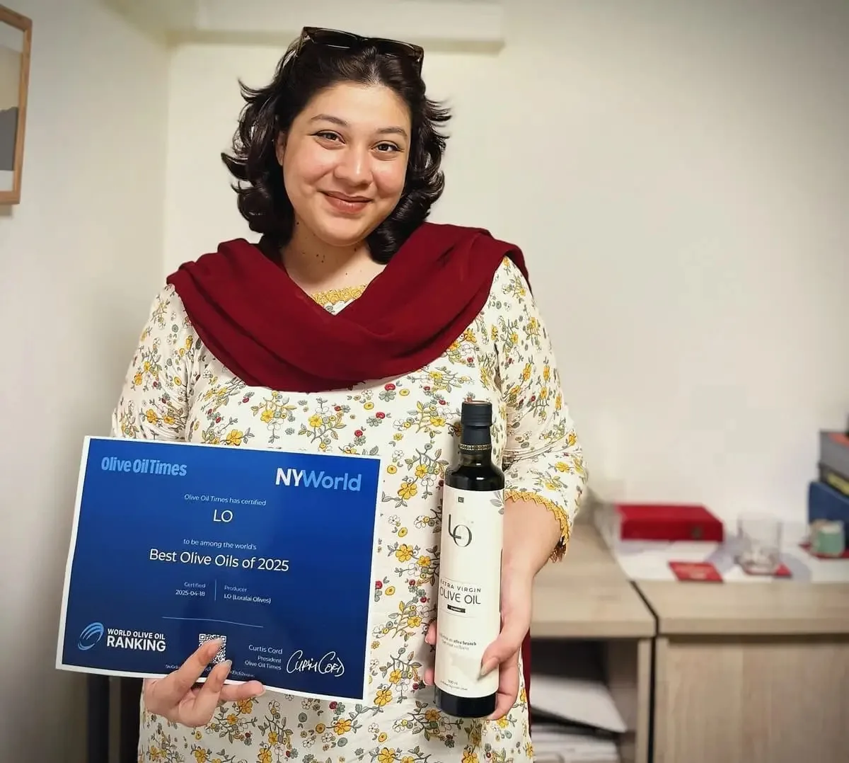 LO won silver award in New York