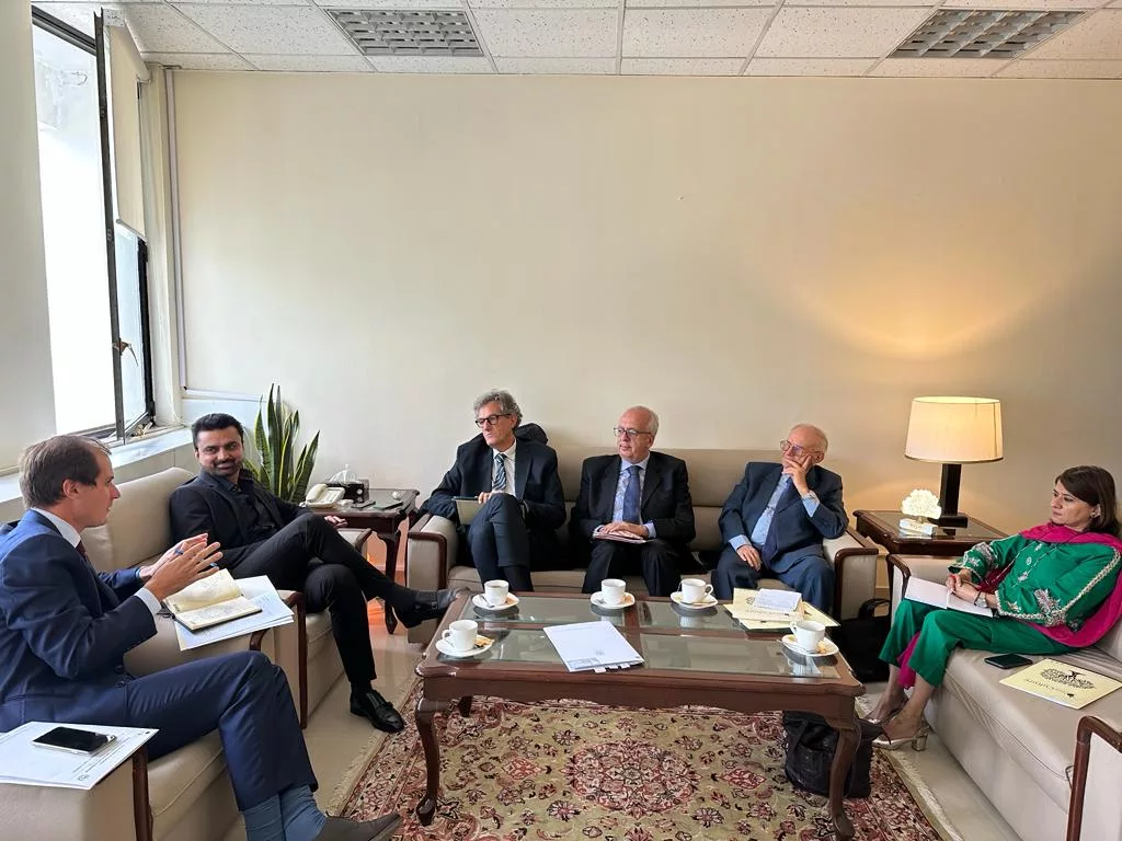 Meeting with Secretary NFS&R regarding Bilaterl trail between Italy and pakistan